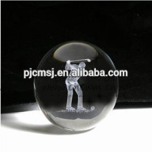 personalized 3d laser engraved crystal ball for home decoration